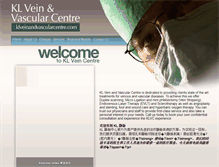 Tablet Screenshot of klveinandvascularcentre.com